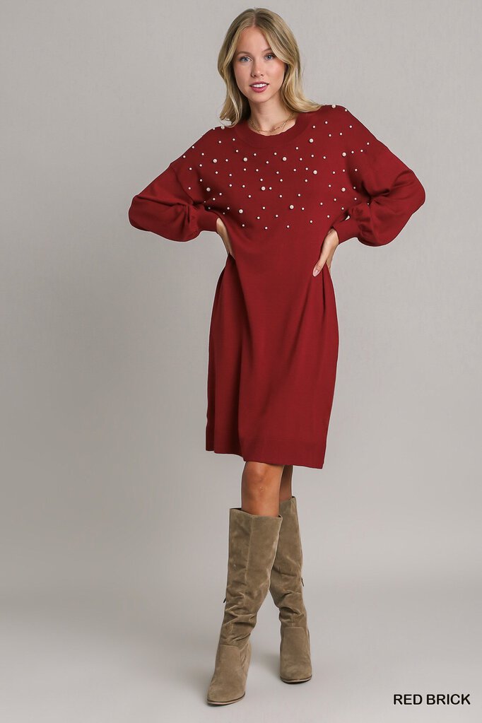 Pearl Embellished Dress ($15.00 at Checkout)