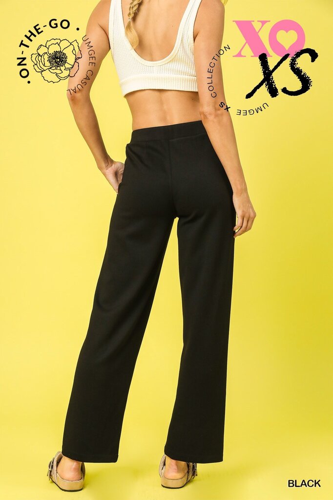 Black Pipeline Pant