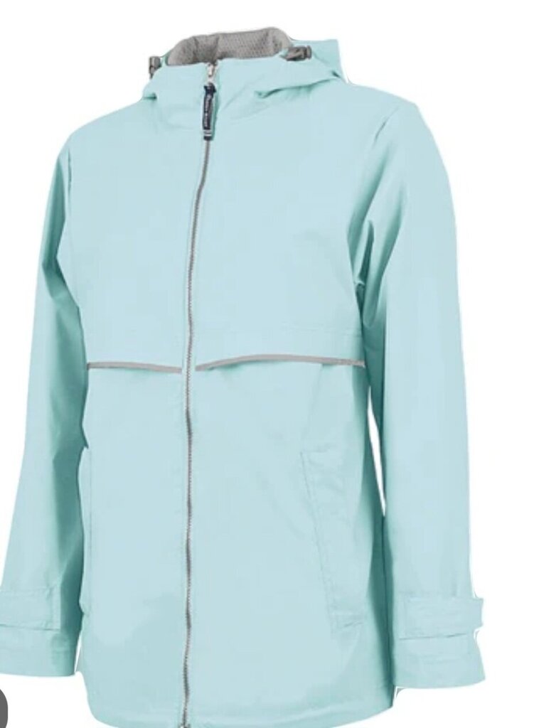 Charles River Rain Jacket AQUA