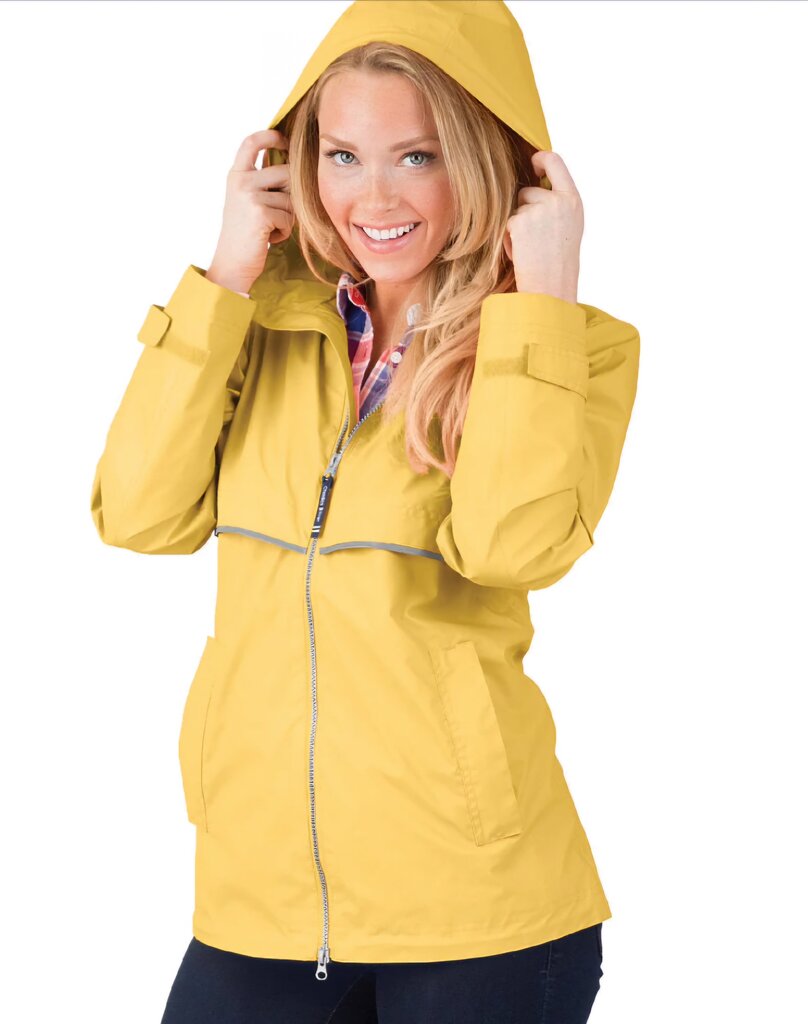 Charles River Rain Jacket BUTTERCUP
