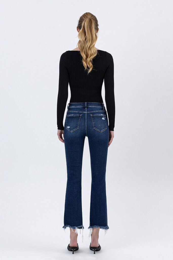 High Rise Kick Flare Jeans