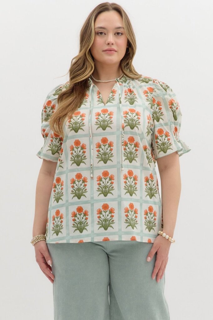 Marigold Tie Top Curvy