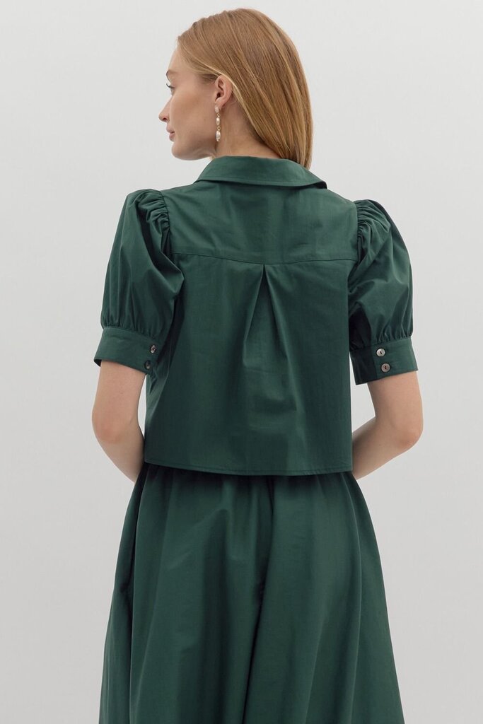 Skirt & Button Down Set