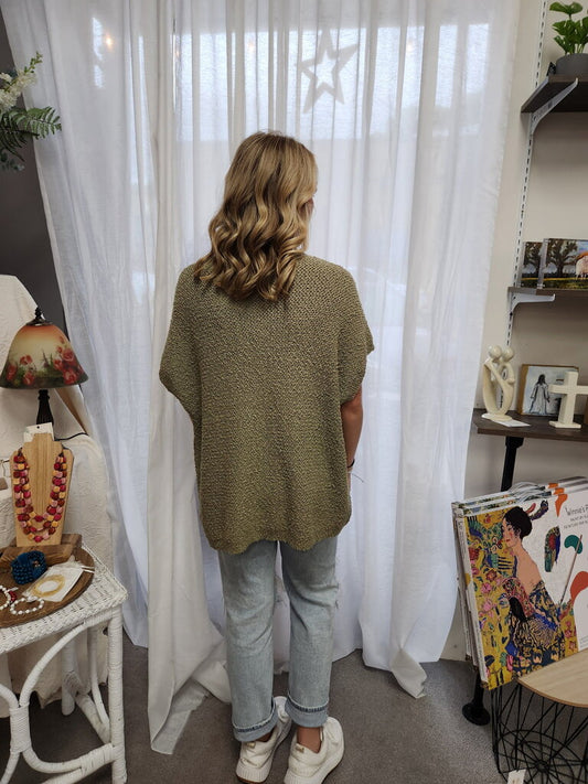 Knit Crew Neck Pullover