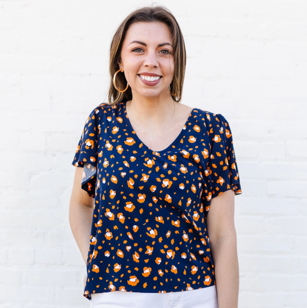 Navy Party Animal Top