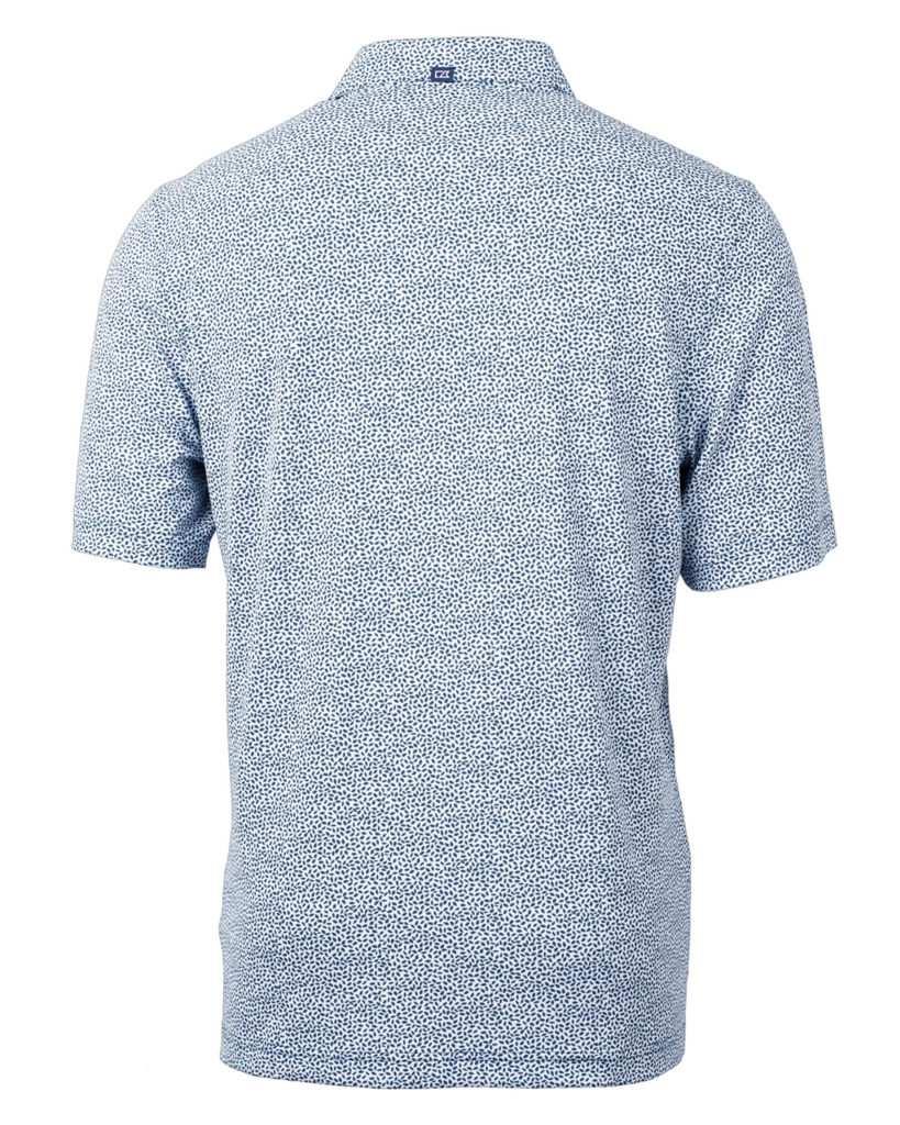 Virtue Eco Pique Botanical Print Recycled Polo