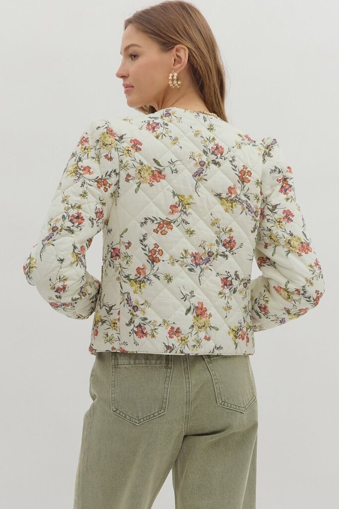 Floral Puff Jacket