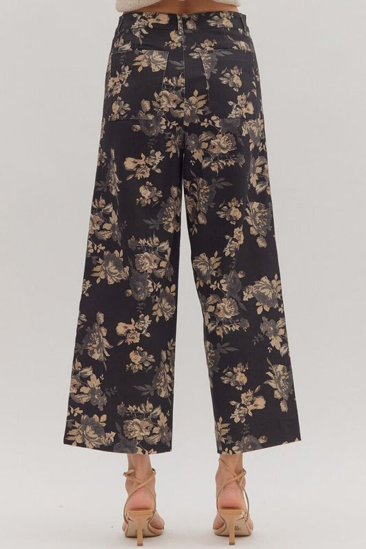 Floral Ankle Length Pants