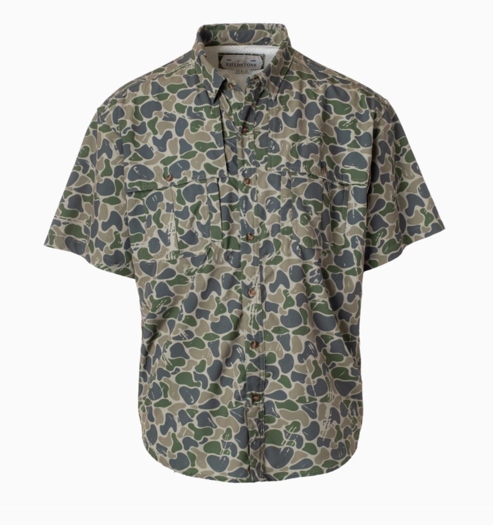 Backwoods Camo Button Down