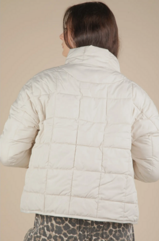 Solid Puffer Jacket