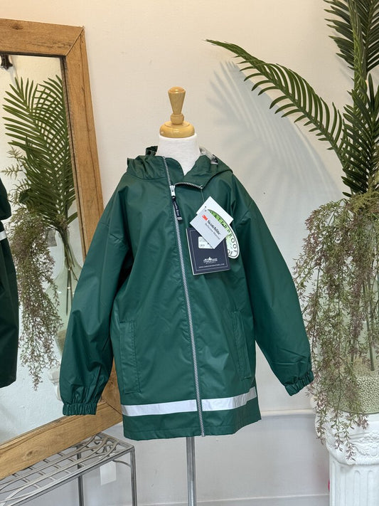 Youth Rain Forest Green Charles River Jacket