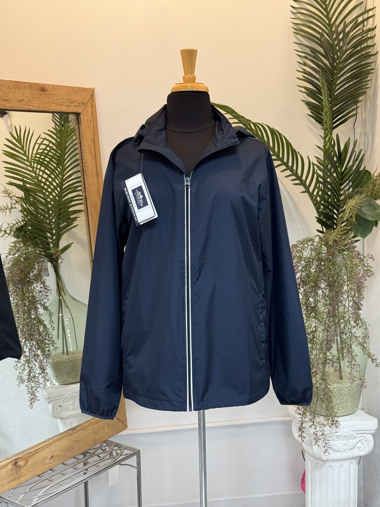 Charles River Full Rain Jacket NAVY