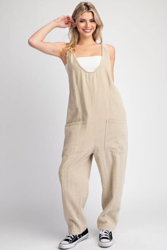 Mineral Washed Jumpsuit