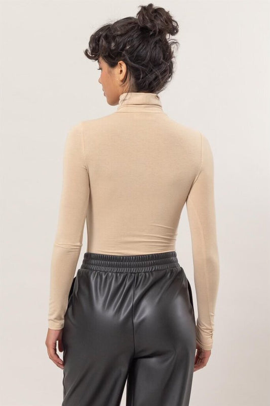 Taupe Turtle Neck