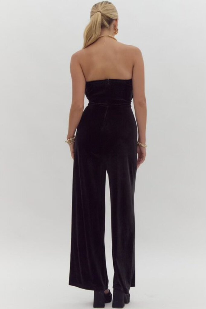 Velvet & Sequin Jumpsuit