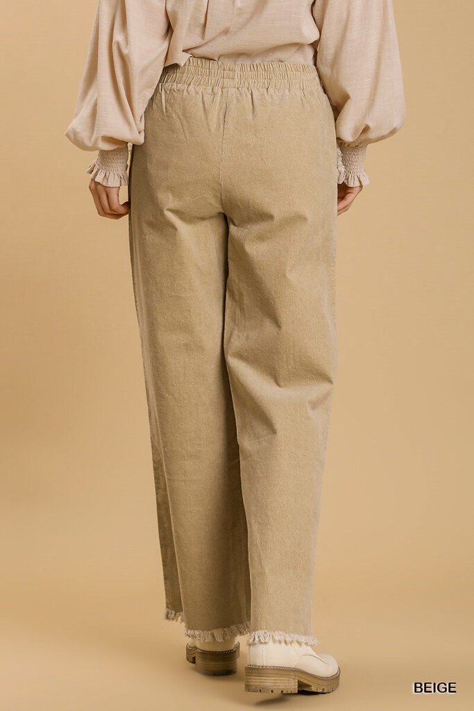 Beige Corduroy Pants