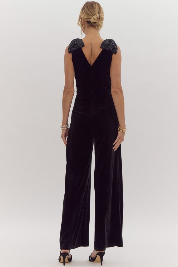 Black Bow Jumpsuit