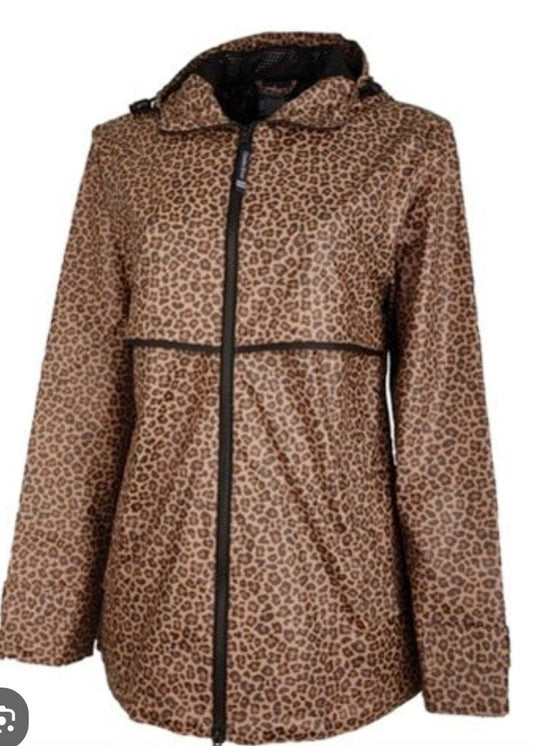 Charles River Rain Jacket LEOPARD