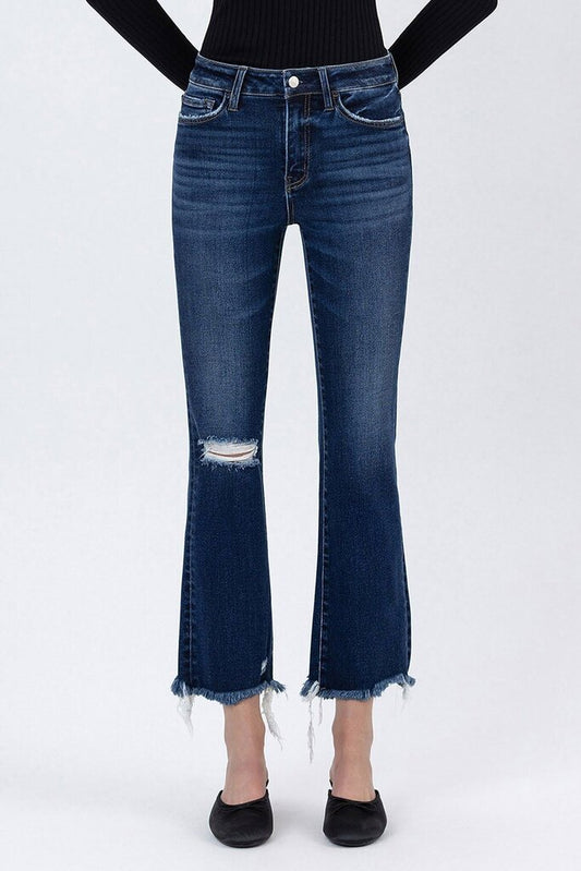 High Rise Kick Flare Jeans