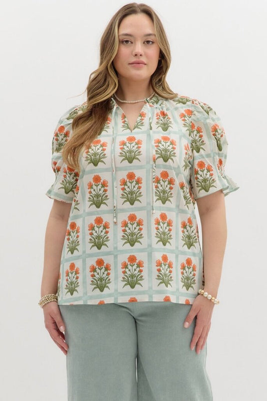 Marigold Tie Top Curvy