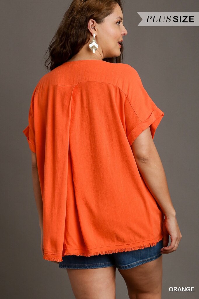 Linen Pocket Top