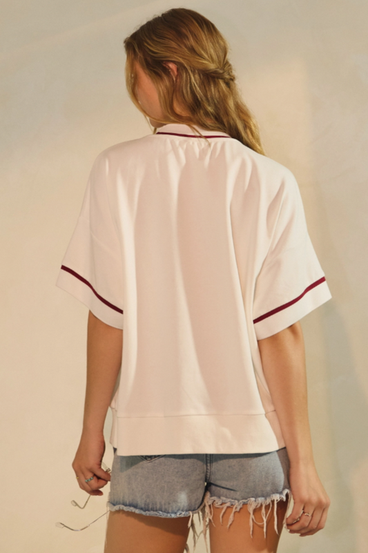 Embroidered Oversized UA Gameday Top