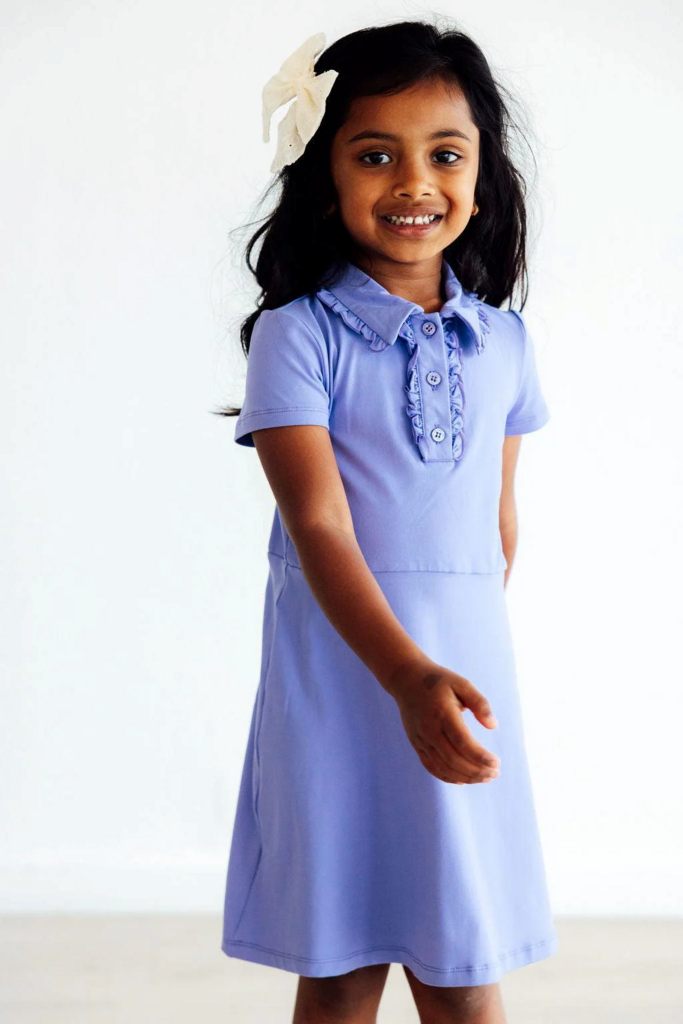 Periwinkle Polo Dress