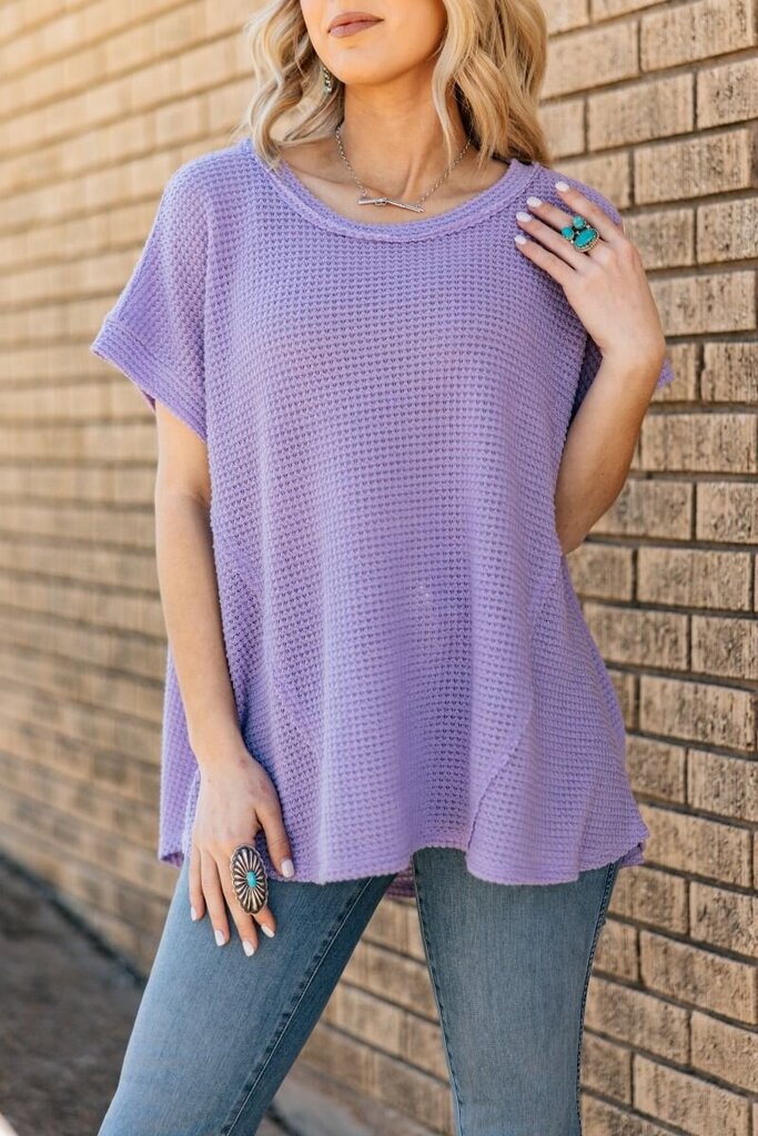 Orchid Crochet Poncho Top- Curvy