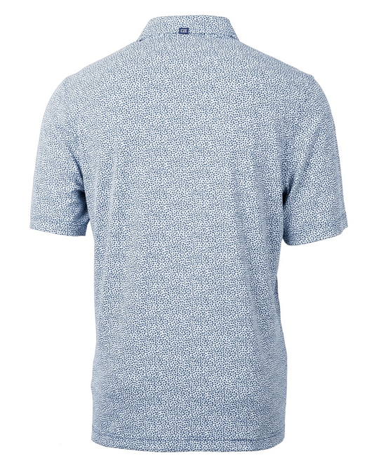 Virtue Eco Pique Botanical Print Recycled Polo