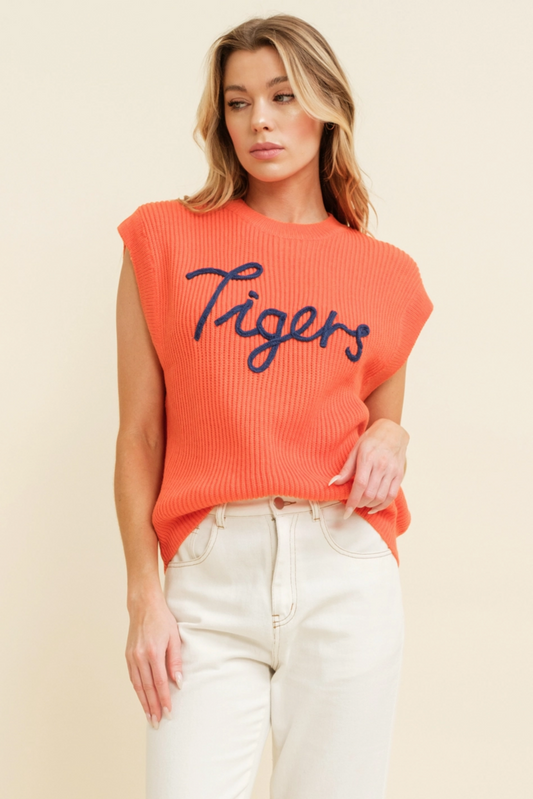 Tigers Knit Top