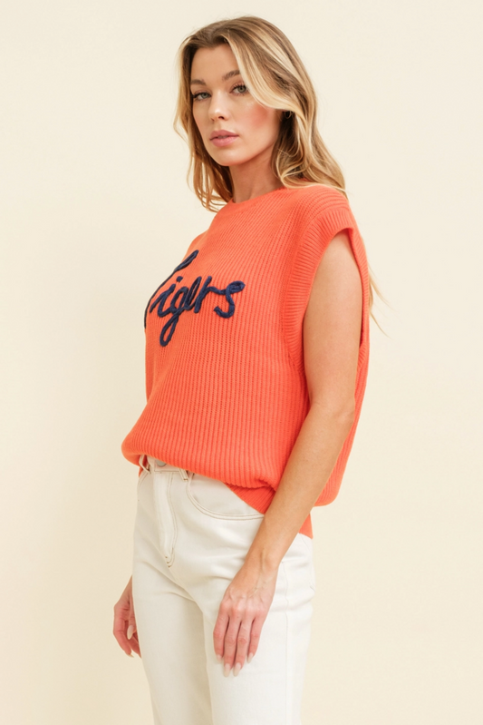 Tigers Knit Top