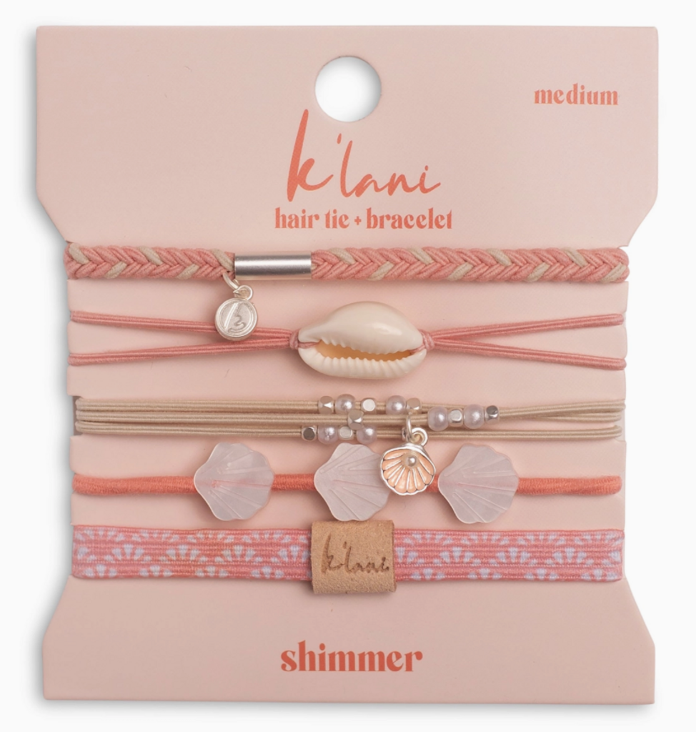 Shimmer Hair Tie Bracelets MED