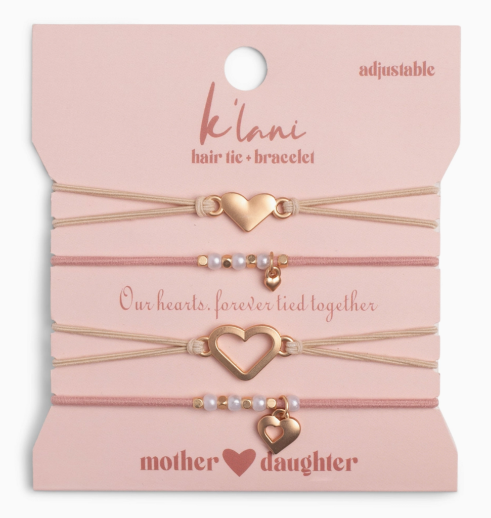 Mother/Daughter Hair Tie Bracelets