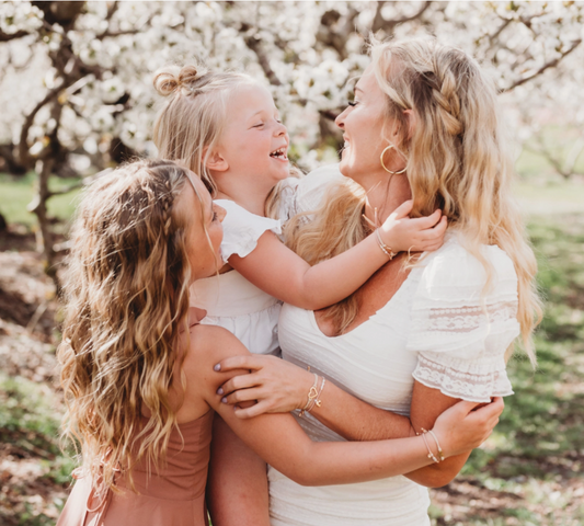 Mother/Daughter Hair Tie Bracelets