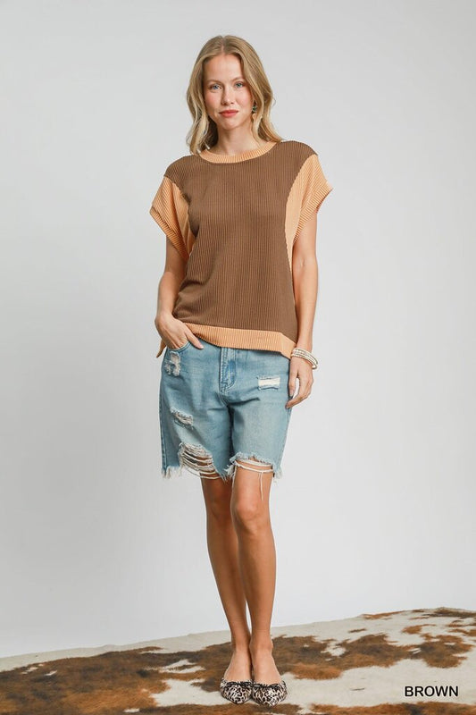 Textured Knit Top
