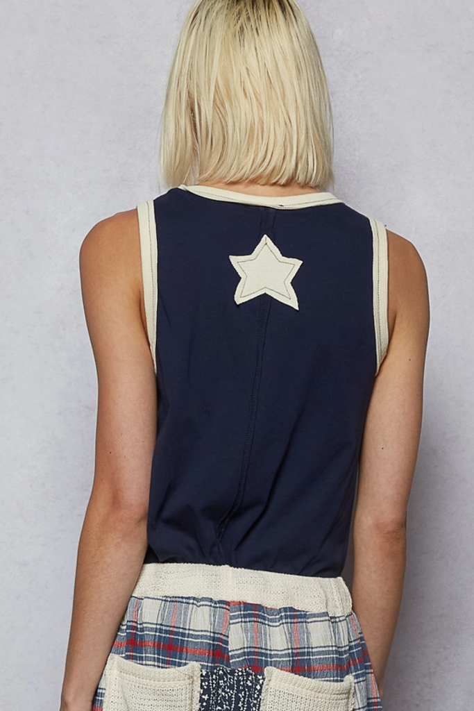 Tank Top with Stars
