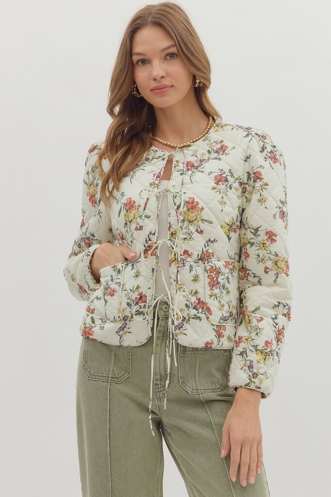 Floral Puff Jacket
