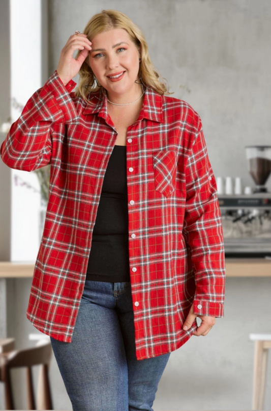 Button Down Flannel Shirt