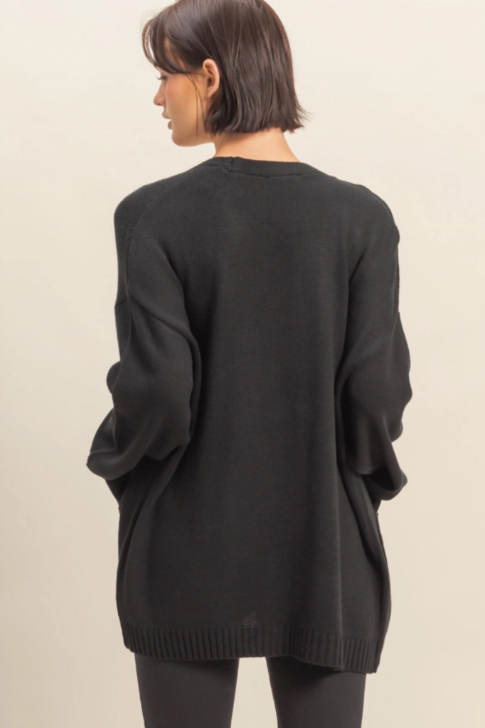 Oversized Cardigan with Pockets