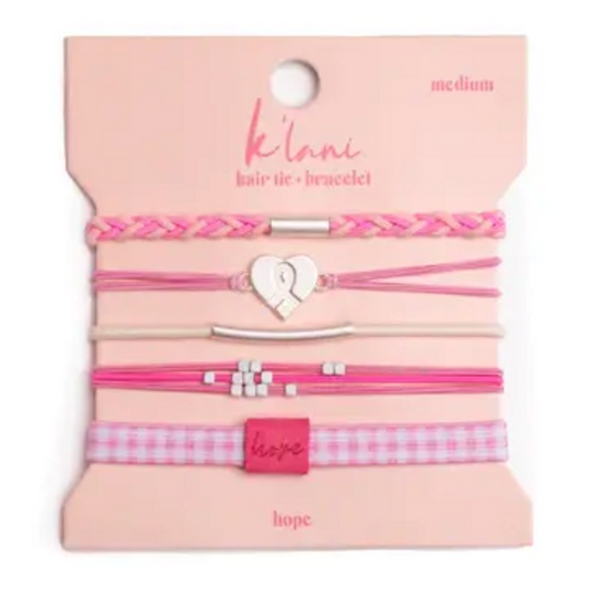 Hope Hair Tie Bracelets