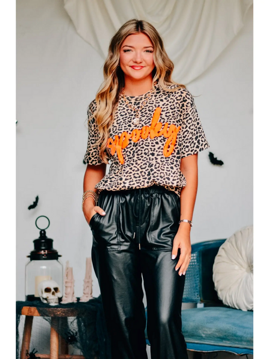 Spooky Leopard Tee