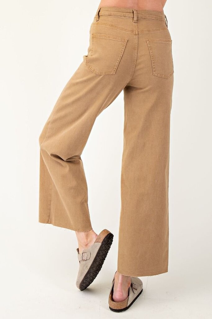 Soft Stretch High Waist Pants Latte