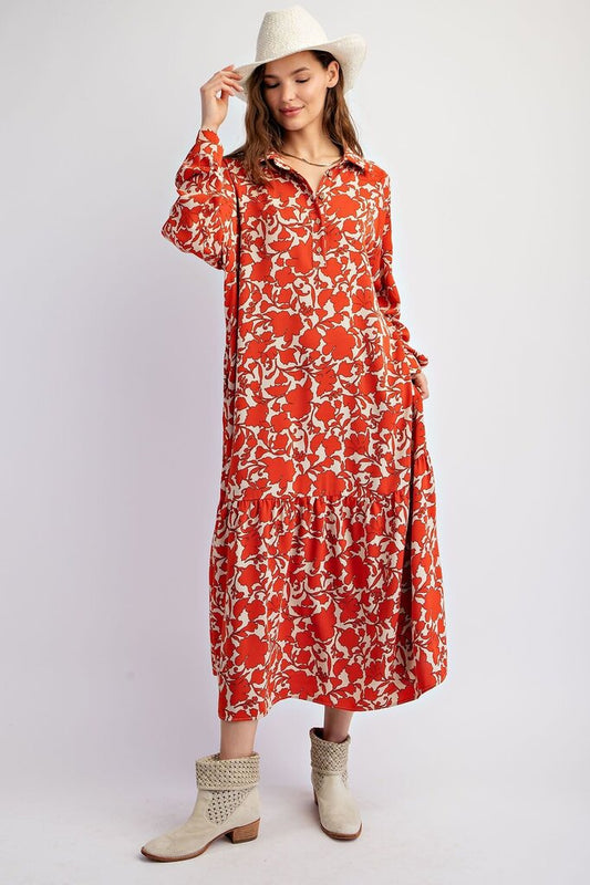 Printed Sophia Dress