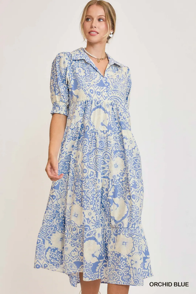 Orchid Blue Maxi Dress