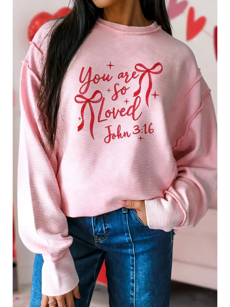 John 3:16 Embroidered Sweater