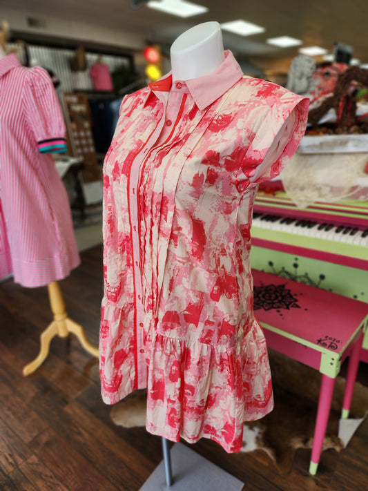 The Pink Pintuck Dress