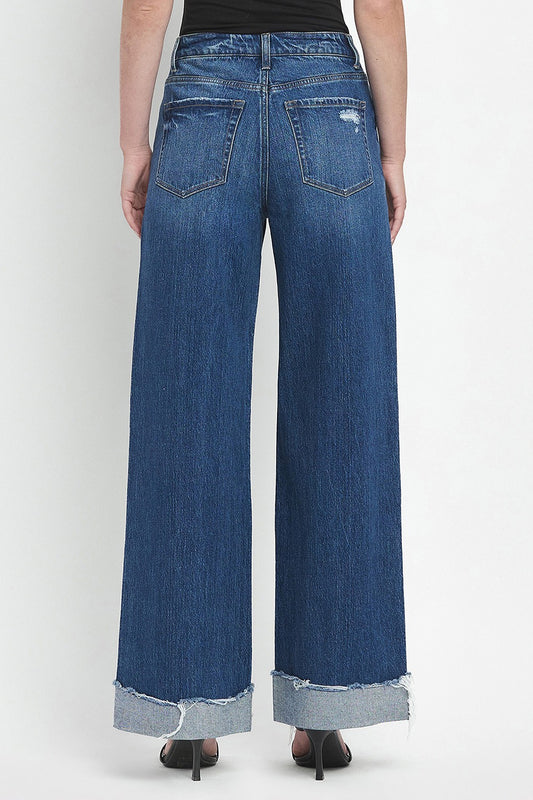 Super High Rise Baggy Wide Jean