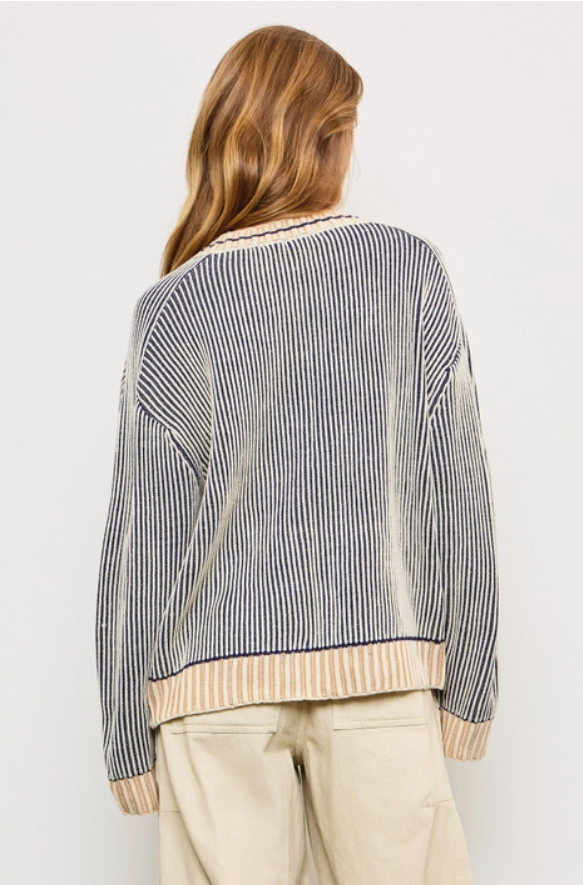 Ribbed Knit Cardigan