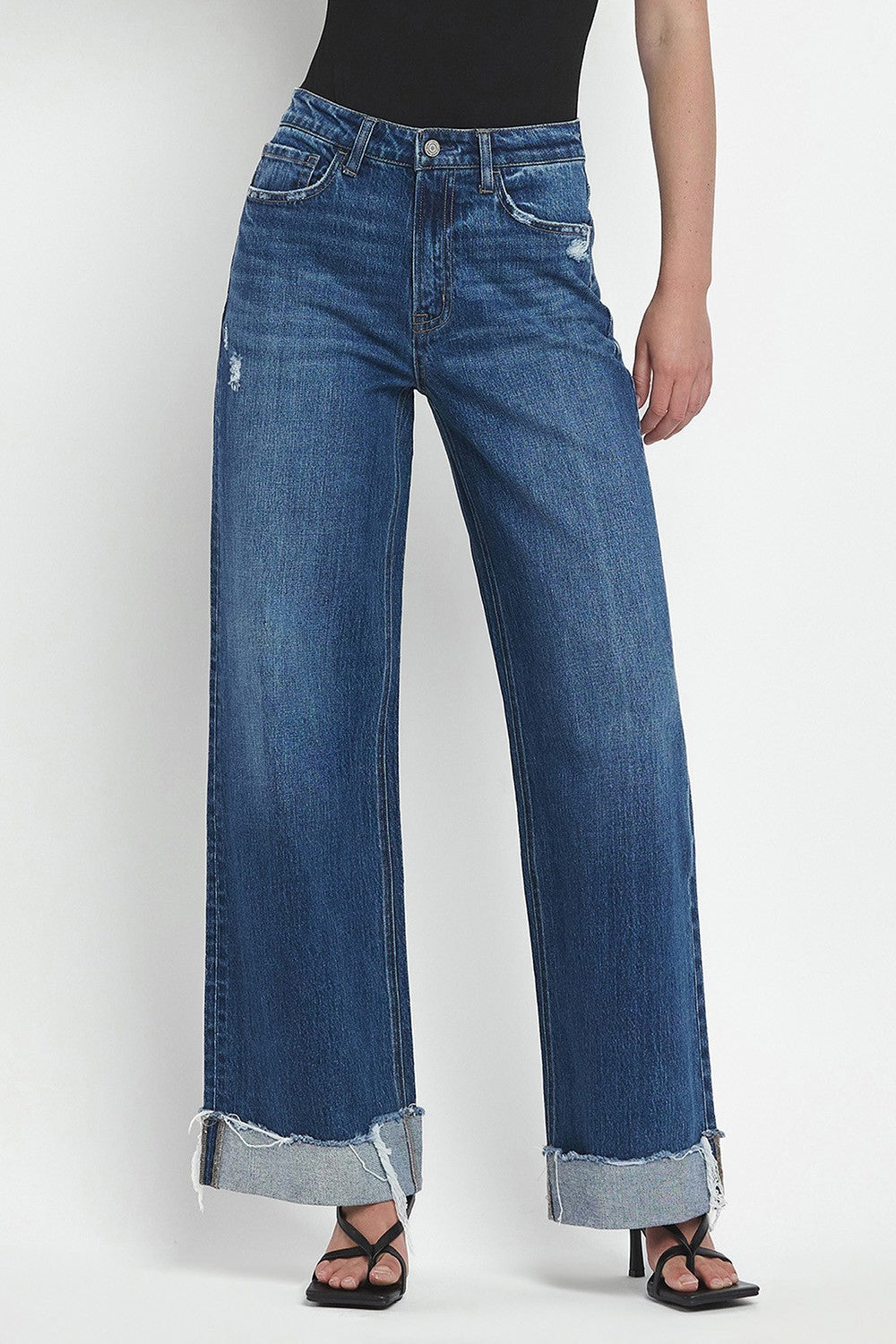 Super High Rise Baggy Wide Jean