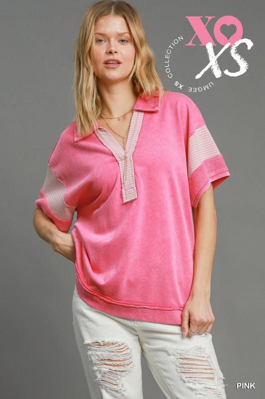 Mineral Wash Boxy Top